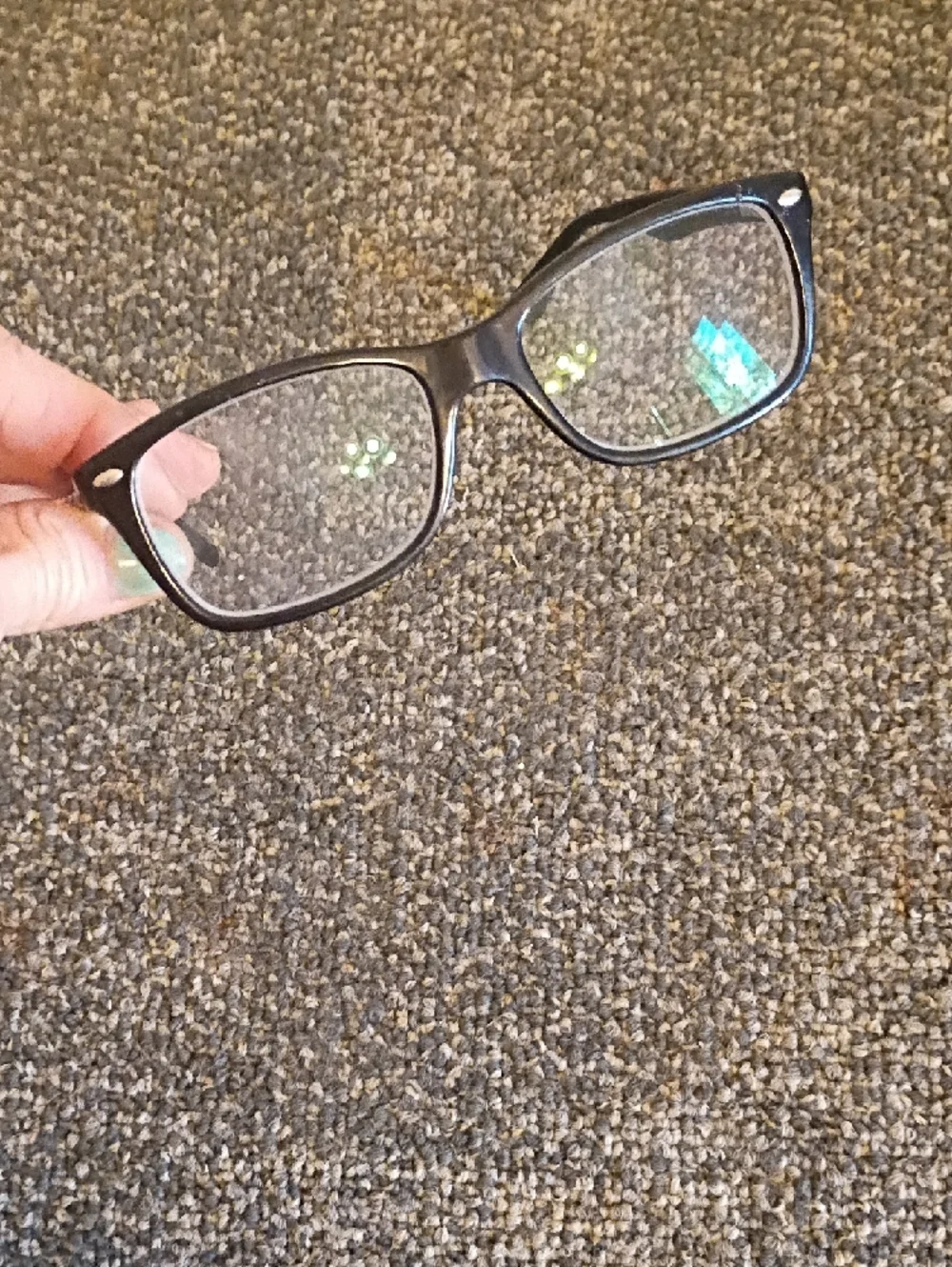 Ray Ban Classic Black Rectangular Prescription Glass Frames